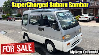 This Supercharger Subaru Sambar Kei Van Is A Good Deal [upl. by Waldon252]