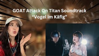 Hiroyuki Sawano “Attack on Titan” Vogel im Käfig live YOUSEEBIGGIRLTT  REACTION [upl. by Lodie966]