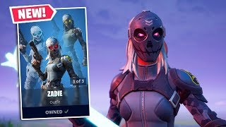 NEW ZADIE Skin Gameplay in Fortnite [upl. by Dlareg]