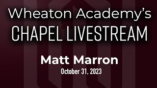 WA Chapel Matt Marron [upl. by Patin]