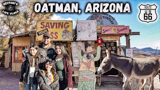 Visting OATMAN ARIZONA on the HIstoric ROUTE 66  Feeding Donkeys Shops amp Ice Cream [upl. by Nickola966]