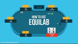 How To Use Equilab Free Poker Equity Calculator  Poker Quick Plays [upl. by Yedoc72]