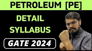 Engineering Mathematics Detail Syllabus  PETROLEUM ENGINEERING  PE  GATE 2024 [upl. by Kuska]