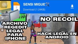 NUEVO ARCHIVO METADATA 📁 NO RECOIL 999👺NUEVA ACTUALIZACIÓN 2023✅ REGEDIT FREE FIRE MOBILE ANTIBAN [upl. by Melone]