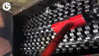 Extreme Powerful Metal Shredder Destroys Everything For New Recycle [upl. by Anoid]