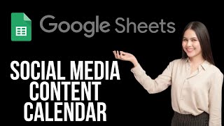 How to Make a Social Media Content Calendar in Google Sheets  Tutorial 2024 [upl. by Eleanore180]