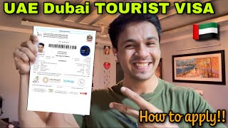 UAE  Dubai TOURIST VISA  HOW TO APPLY  Complete Guide [upl. by Scevour822]