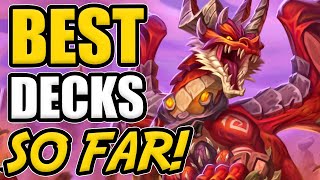 📈BEST quotNewquot Decks To Reach Legend  Hearthstone Showdown In The Badlands [upl. by Siuqram701]