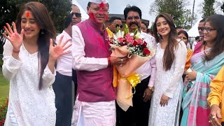 Shivangi Joshi मिली Uttarakhand के Chief Minister से😍 [upl. by Zined]