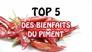 TOP 5 des bienfaits du PIMENT [upl. by Ress558]