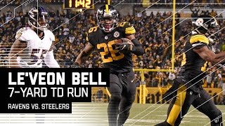 LeVeon Bell Reverses Field to Score 7yard TD  Ravens vs Steelers  NFL Week 16 Highlights [upl. by Aohk]