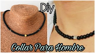 DIY COMO HACER COLLAR PARA HOMBRE 🤩 [upl. by Yunick]