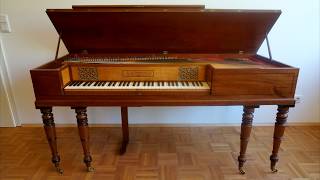 Square piano Broadwood Beethoven Bagatelle op 126 Nr1 [upl. by Keith]