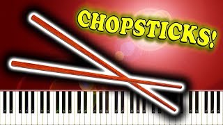 CHOPSTICKS  Piano Tutorial [upl. by Lauree157]