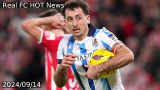 Real Sociedad boss Imanol provides Mikel Oyarzabal injury update before Real Madrid [upl. by Atenek]