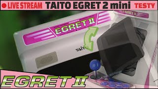 LIVE  TAITO EGRET 2 mini  Ogrywamy dostępne tytuły [upl. by Hinson]