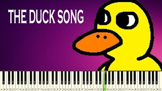 The Duck Song  PIANO TUTORIAL [upl. by Wrightson525]