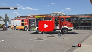 Brand auf Tankstellengelände [upl. by Eyahs]