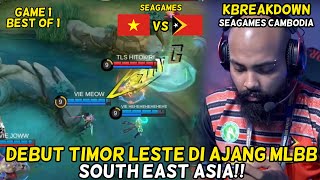 VIETNAM vs TIMOR LESTE  SEAGAMES MLBB MAN  DEBUT TIMOR LESTE DI AJANG MLBB SOUTH EAST ASIA [upl. by Sakiv108]