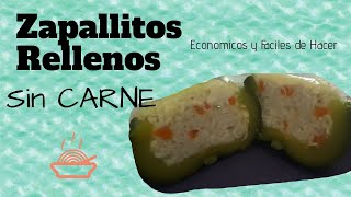 Zapallitos rellenos sin Carne Vegetarianos [upl. by Emil236]