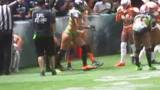 Megan Hanson tackles Stevi Schnoor of Seattle Mist [upl. by Nauqram735]