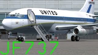 Just Flight  737 Professional Model Gameplay Review FSX HD [upl. by Ainod962]