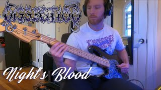 Dissection  Nights Blood Bass Cover [upl. by Paehpos]