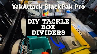 Tackle Box Dividers for YakAttack BlackPak Pro Fishing Crate [upl. by Annaoj598]