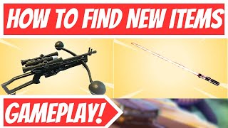 How to find NEW STAR WARS items in Fortnite GAMEPLAY [upl. by Laius]