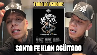 Santa Fe Klan AGÜITADO por la Cancelación de su TOUR 🚨 [upl. by Siesser647]