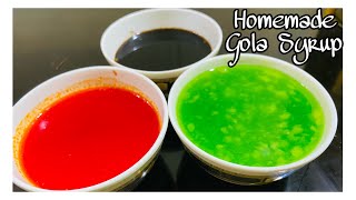 Homemade Ice Gola Syrup  3 Different SyrupOrange Mango amp Kalakhatta  Baraf Ka Gola [upl. by Goodman]