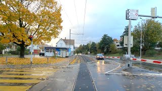 ★ 4K 🇨🇭 Schöftland  Aarau  Menziken cab ride Switzerland 112023 Führerstandsmitfahrt WSB [upl. by Ekle]