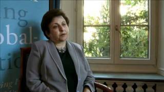 Dr Shirin Ebadi Nobel Peace Prize  Interview at Zermatt Summit 2011 [upl. by Annaed785]