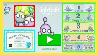 Lightbot Jr Coding Puzzles  All Levels BASICS JUMPING OVERLOADING PROCEDURES amp LOOPS [upl. by Matthieu]