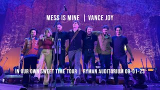 VANCE JOY  MESS IS MINE  RYMAN NASHVILLE TN  090123 [upl. by Mccartan]