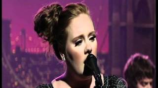 Adele  Chasing Pavements Live Debut on The Late Show with David Letterman [upl. by Eeleak228]