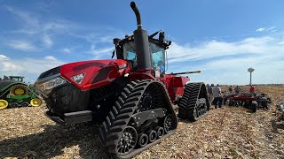 Brandnew Case IH Quadtrac 525 Rowtrac at Farm Progress Show 2024 tillage demo [upl. by Durst]