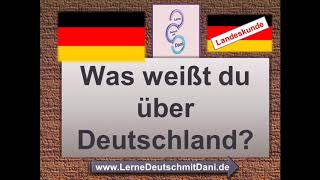 Deutsch lernen Landeskunde Orientierungskurs Leben in Deutschland Landeshauptstädte [upl. by Airdnas]