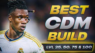 NEW BEST CDM BUILD FOR LVL 255075 amp 100  EAFC 24 Clubs [upl. by Yrennalf849]