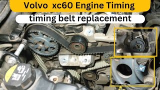 Volvo Xc60 Engine Timing amp Timing Belt Replacement  Hasan Servise [upl. by Elleira]