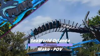 SeaWorld Orlando  Mako POV 2023 [upl. by Seaton]