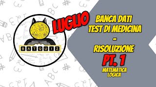 NUOVA BANCA DATI MEDICINA  LUGLIO 2024  LIVE QUIZ SOLUZIONI  SECONDA SESSIONE  PARTE 1 [upl. by Zelig]