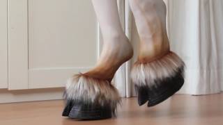 Walking with Faun Hooves  Hooved Shoes [upl. by Faustus]