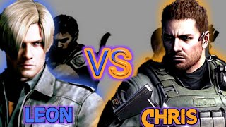 Leon VS Chris [upl. by Nnylodnewg]