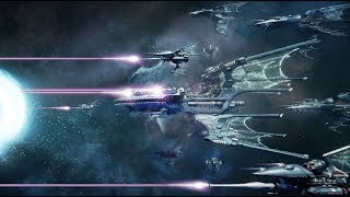 Battlefleet Gothic Armada  Elite Mode  Rank 133  Imperial Navy vs Eldar Corsairs [upl. by Loram140]