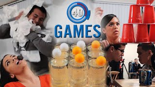 Minute to Win It Games The 40 Greatest Party Games PART 1 [upl. by Leila74]