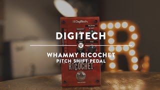 Digitech Whammy Ricochet Pitch Shift Pedal  Reverb Demo Video [upl. by Willem107]