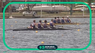 Rowers compete in the Dad Vail Regatta in South Jersey for the first time [upl. by Sivolc]