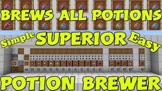 The Superior Potion Brewer Best on YouTube Simple amp Easy Minecraft Bedrock 120 [upl. by Eiznekcm]