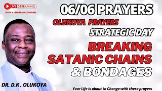 6TH JUNE 06062024 MIDNIGHT PRAYERS BREAKING FOUNDATIONAL CHAINS amp BONDAGES OLUKOYA PRAYERS [upl. by Joycelin]